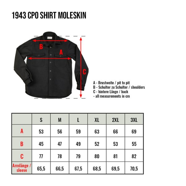 Pike Brothers CPO Moleskin -paitatakki (1943), Punainen